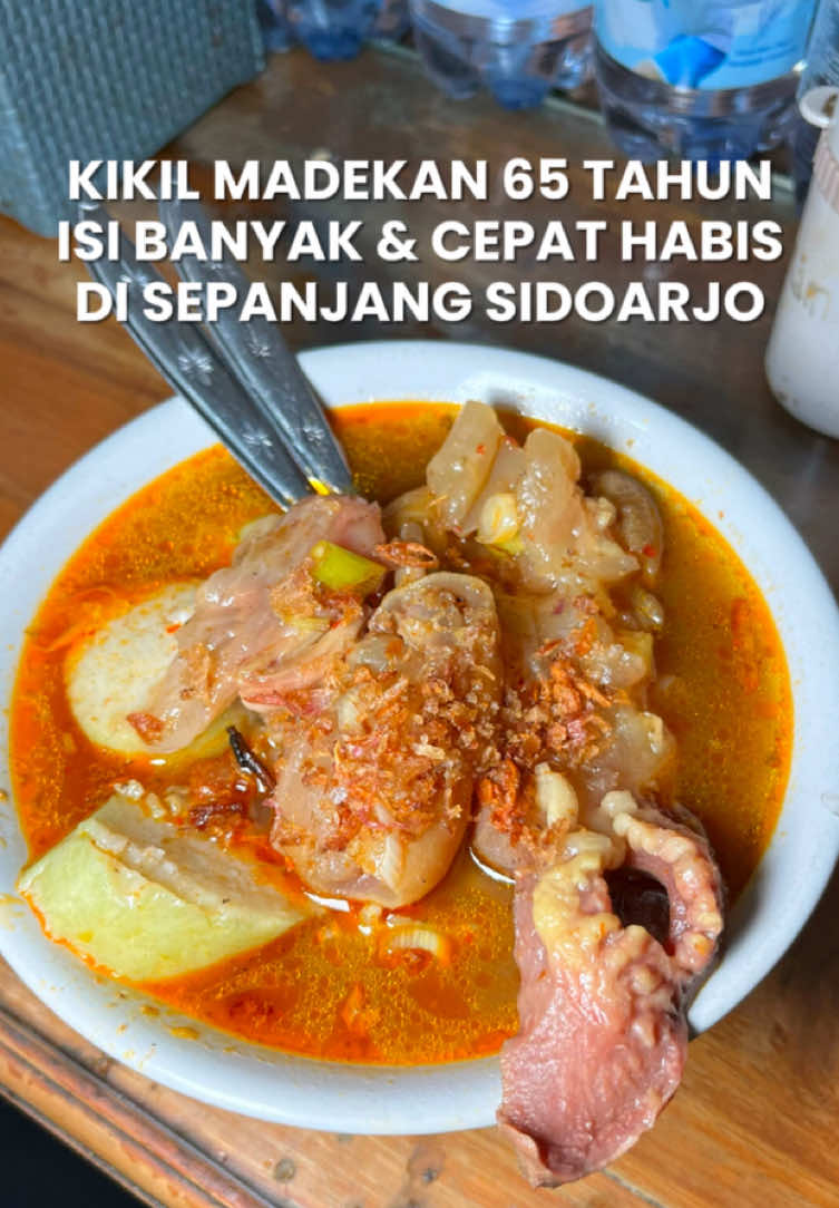 Kikil Pak Madekan Legend Pol. Gak Alot dan Uwenak. Lokasi di Sepanjang Sidoarjo Datang Jangan Kesorean, Cepat Habis‼️ #halogeng #gaknguilerta? #kikil #sidoarjo #kikilsapipakmadekan #rekomendasimakanan #sidoarjofoodies #fyp 