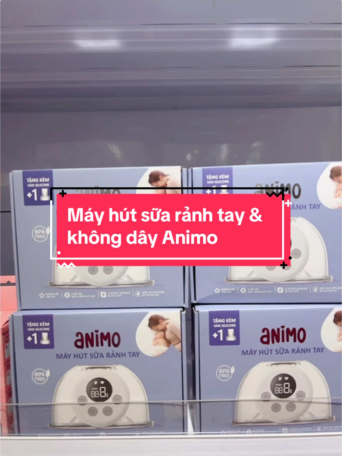 Máy hút sữa rảnh tay & không dây Animo#concung #mayhutsua #hutsuaranhtay #xh #mebimsua #mebau #nuoiconbangsuame🥰 #animo 