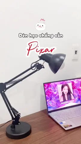 Đèn sáng lắm nha, có thể điều chỉnh độ sáng giúp bảo vệ mắt nè😘😘 #denhocchongcan #denhoc #denpixar #denquayvideo #denhockepban #menhimbungbu 