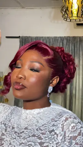 Adesewa omo oba❤️ Mua: @Ibadan Pro Makeup Artist  #bridalhairstyle #bridalhairstylistinibadan #bridalupdo #bridalhairinspo 