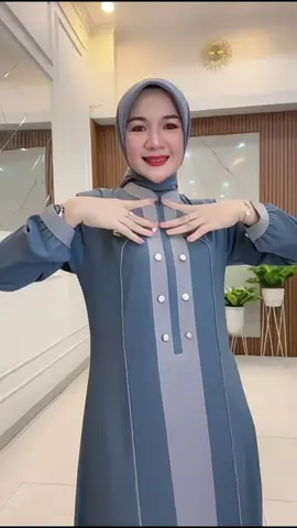 Yunna Dress Gamis polos, casual, simpel dan elegan