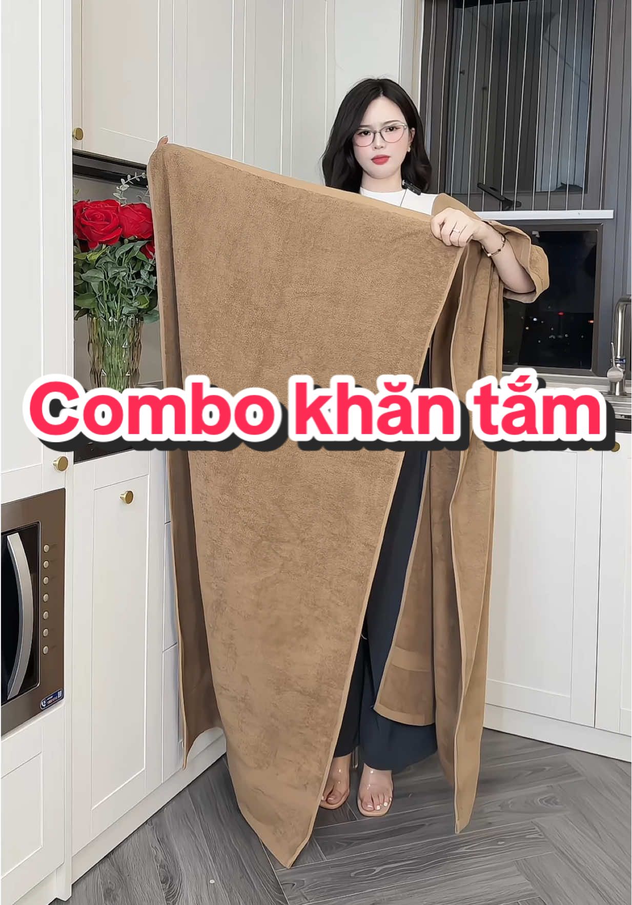 Bộ 2 Khăn Tắm Lotus 70x140cm #champhan #review #champhanreview #khantam #combokhantam #khantamsizeto 
