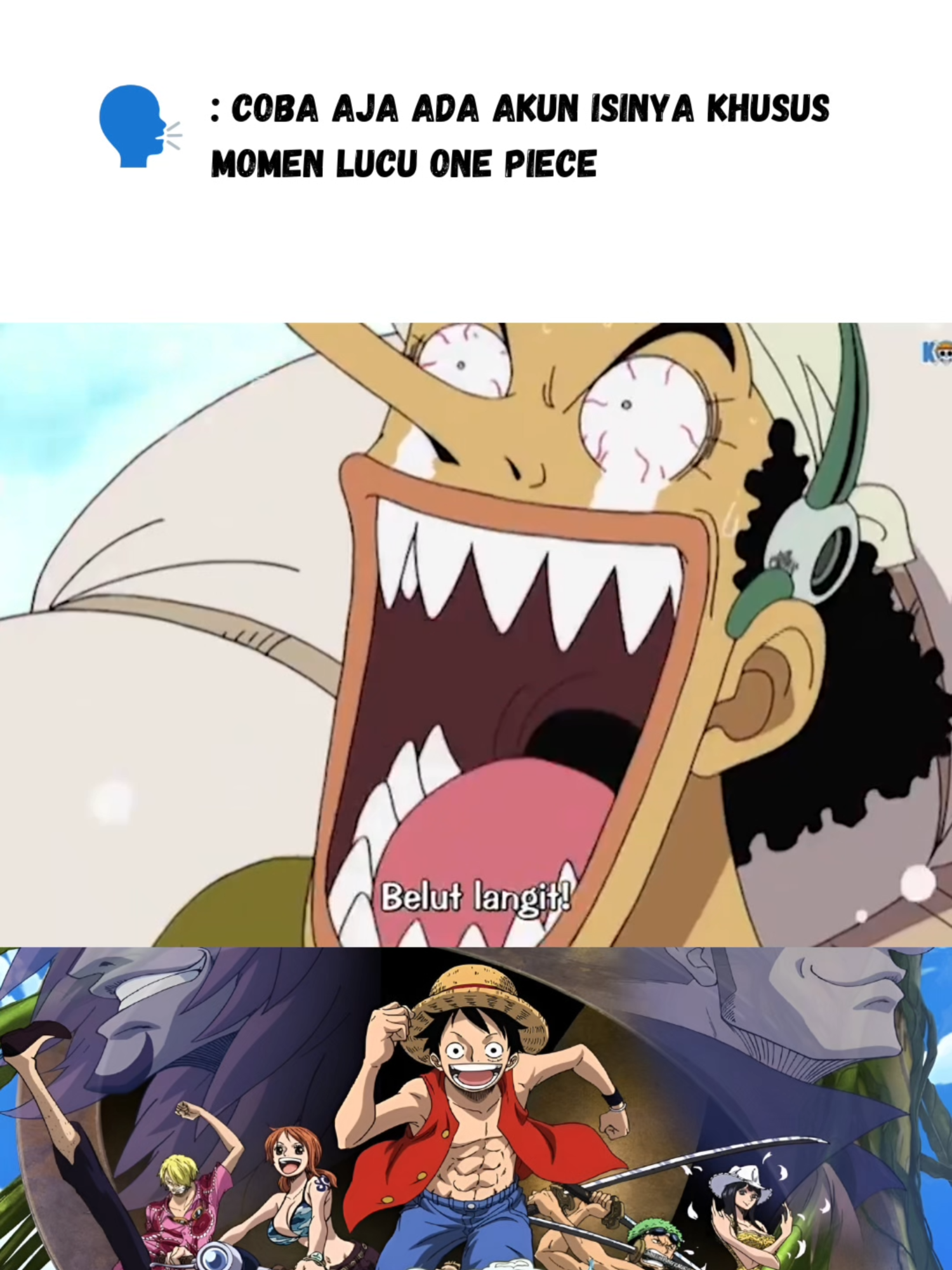 Sorajima kowai sorajima kowai... #onepiece #onepiecelucu #onepiecengakak #onepiecetiktok #anime