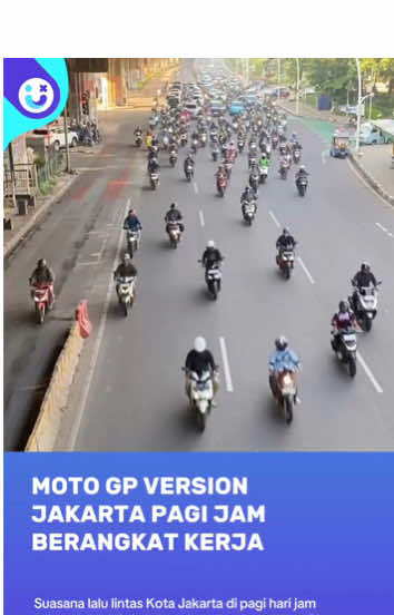 Kondisi Lalu Lintas Jakarta Saat Pagi Hari Jam Berangkat Kerja Seperti Nonton MotoGP. Momen sepeda motor melintas layaknya start balapan MotoGp di perlintasan lampu merah daerah Rawamangun, Jakarta Timur. Kondisi lalu lintas di jalanan Jakarta seperti ini sering terjadi, ketika lampu sudah menunjukan hijau, kendaraan bermotor tancap gas untuk bisa cepat sampai tujuan. Himbauan bagi kalian pengendara baik kendaraan roda dua maupun roda empat, tetaplah hati-hati, prioritaskan keselamatan saat berkendara dan tetap patuhi rambu-rambu lalu lintas di jalan. Source: explore_jakarta #LalulintasJakarta #MotoGP #LampuMerah #TipsBerkendara #SafetyDrive #SepedaMotor #Superbike 