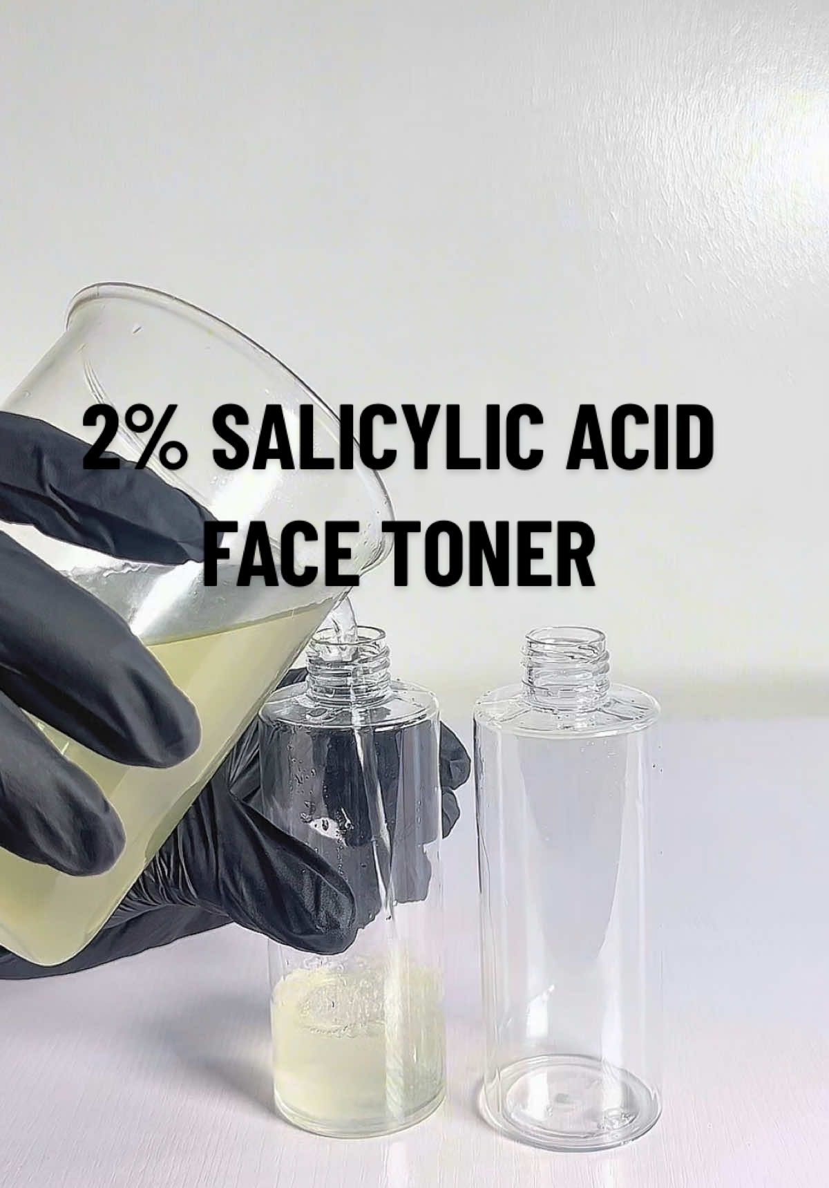 2% SALICYLIC ACID FACE TONER.  #fyp #cosmeticformulator #salicylicacidtoner #salicylicacid #skincare #skincareformulation 