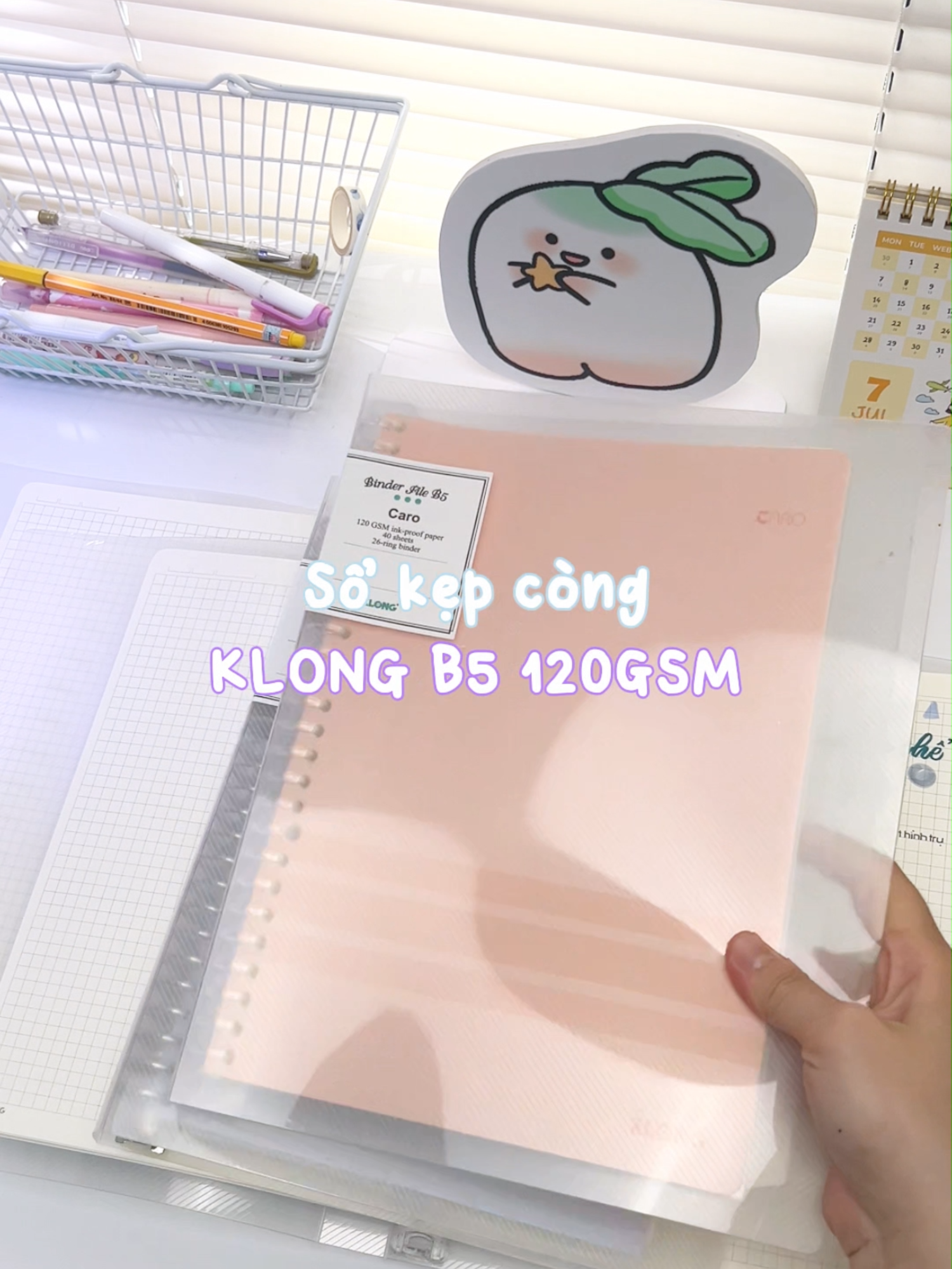 Sổ còng KLONG B5 120GSM #klong #study #studywithme #vohocsinh #student #binder #binderfile