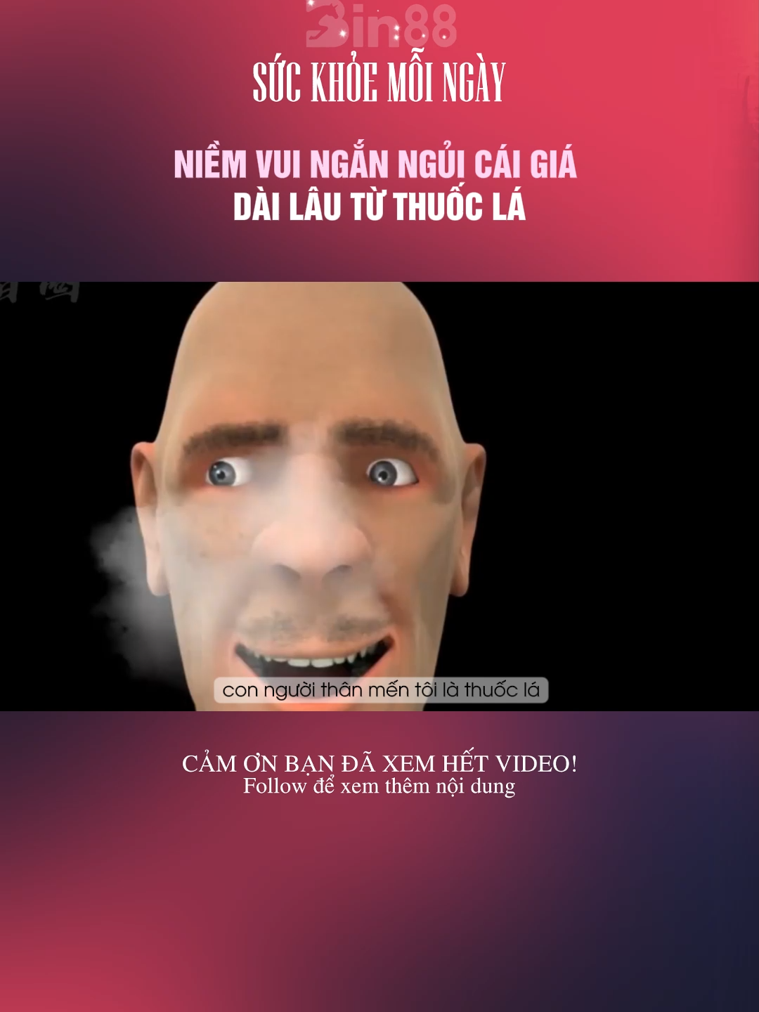 NIỀM VUI NGẮN NGỦI, CÁI GIÁ DÀI LÂU TỪ THUỐC LÁ#LearnOnTikTok