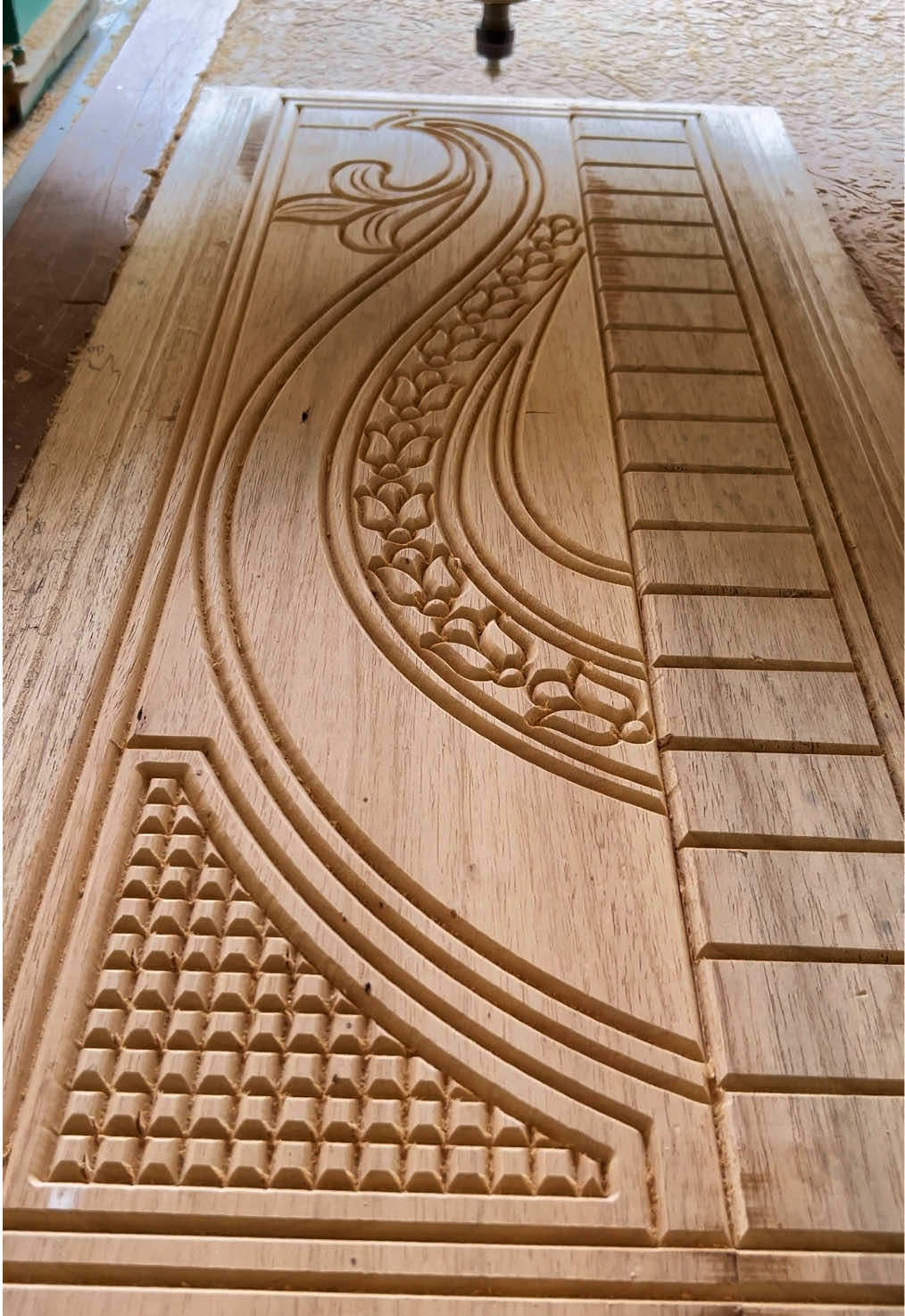 CNC Wood Carving That’s Too Satisfying Watch Until End ASMR Perfection