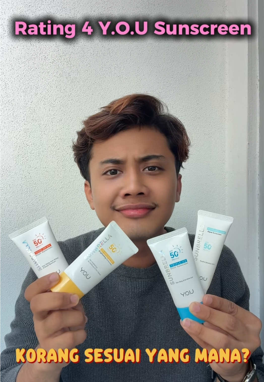 Aduuuhh taktahu nak yang mana sbb lurvee semuaa!🥹  @YOU Beauty Malaysia #YOUBeautyMy #yousunbrella 