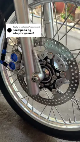 Replying to @xelaczaa yes boss need ng adaptor meron tayo nyan sa yellow basket at cnc nadin yan bossing #discadaptor #wave125 #fyp #foryou 