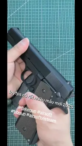 AQK1911 | Đồ chơi game airsoft TOYFPS chiến thuật nhắm lon, có thể tháo lắp nhanh trong vài giây, luyện tập chính xác, cosplay giả lập #fakegun #airsoft #bbgun #airsoftvietnam 