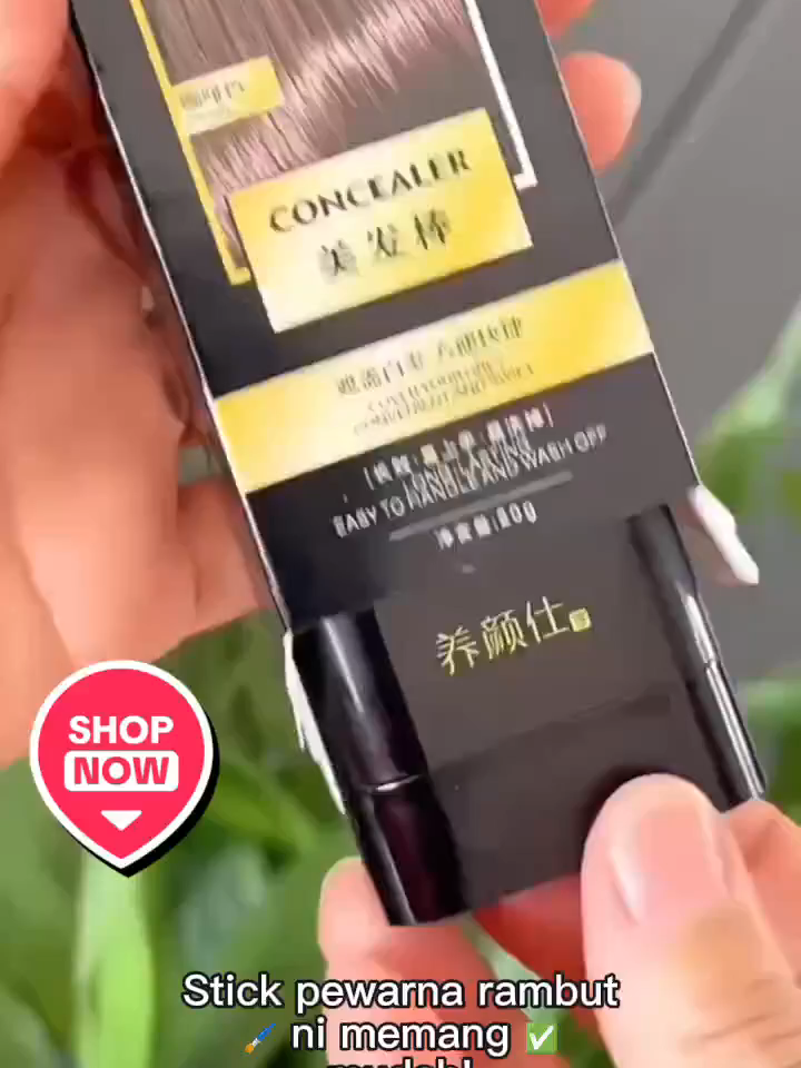 New gray hairs popping up? 😱​ This 20g Hair Concealer Stick covers them fast! Plant-based, waterproof—Natural Black/Brown/Coffee shades blend seamlessly.​#fyp #fypシ #fypシ゚viral #whitehair #haircare