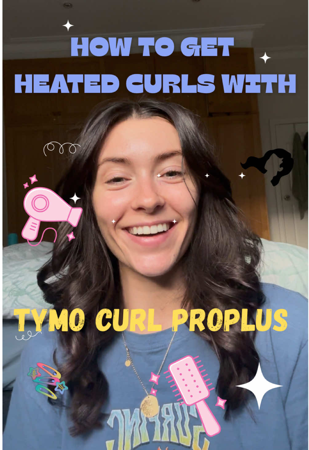 How to get Tight Heated Curls with @TYMO BEAUTY US Curl Pro Plus🤩 #CurlsTYMO #tymobeauty #hairstyle #hairtok #beauty 