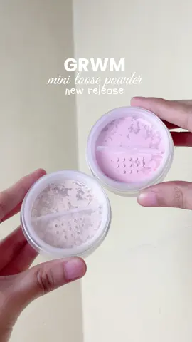 GRWM MINI LOOSE POWDER RESTOCK🎀✨#grwmcosmetics #loosepowder #powderrush #settingpowder #miniloosepowder 