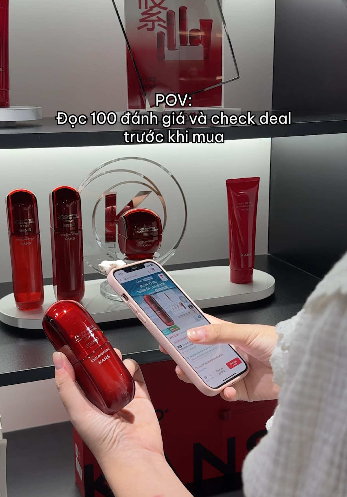 Cảm nhận sự khác biệt trên làn da với Serum Polypeptide và đừng quên để lại review cho KANS nha❤️ #kansvietnam #kanschinhhang #skincareviral #lamdep #xuhuongtiktok #mypham #skincare #CyclicPeptide #trehoa 