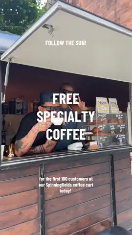We’re giving away 100 free specialty coffees at our Spinningfields pop-up cart today!  With the help of our friends over at @Ozone Coffee we’re shining a light on independent coffee!  So whether it’s us at Federal, or any of Manchester’s great independents, come taste the difference!  #specialtycoffee #freecoffee #independents #manchester #manchestercoffee 