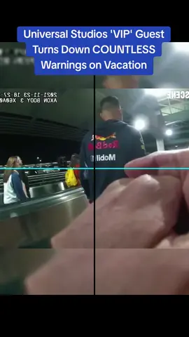 Universal Studios 'VIP' Guest Turns Down COUNTLESS Warnings on Vacation #cops #copsoftiktok 