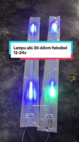Lampu led alis fleksibel 12-24v 30-60cm #lampualis 