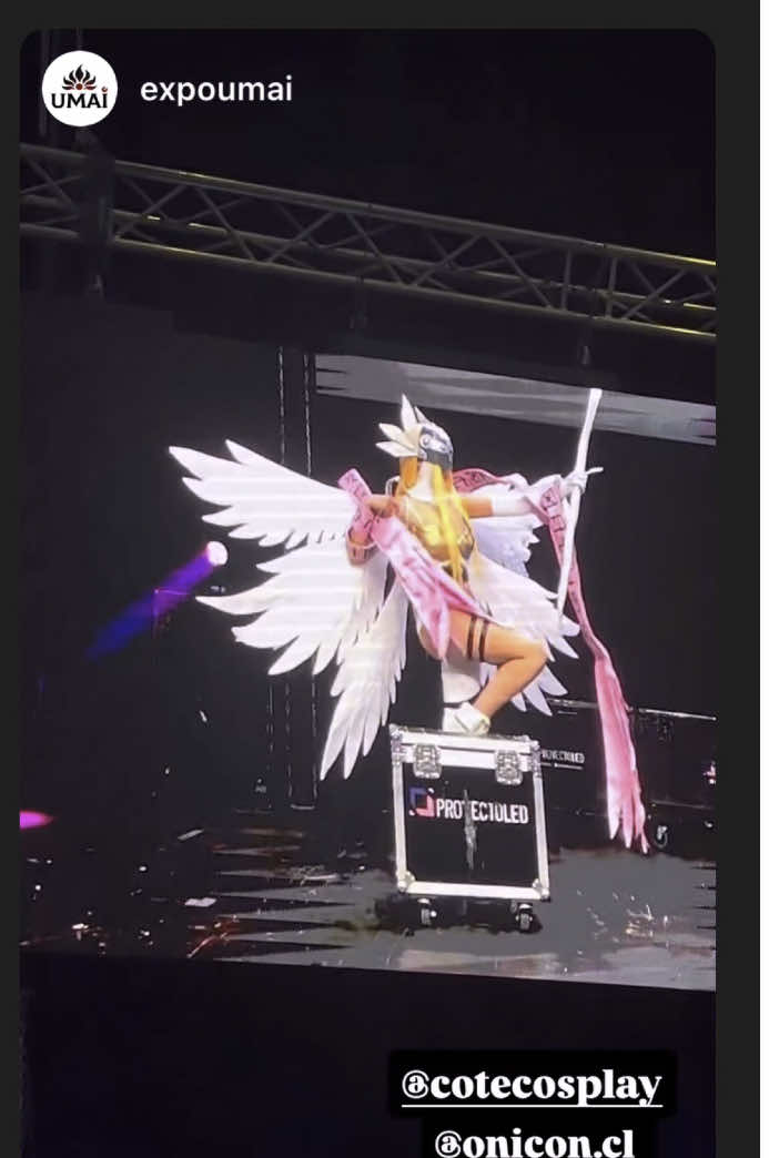 Angewomon Cosplay Concurso Onicon  #angewomon #angewomoncosplay #digimon #digimonadventure #digimonlatino #angewomondigimon #digimoncosplay #cosplaychile #cosplayanime 