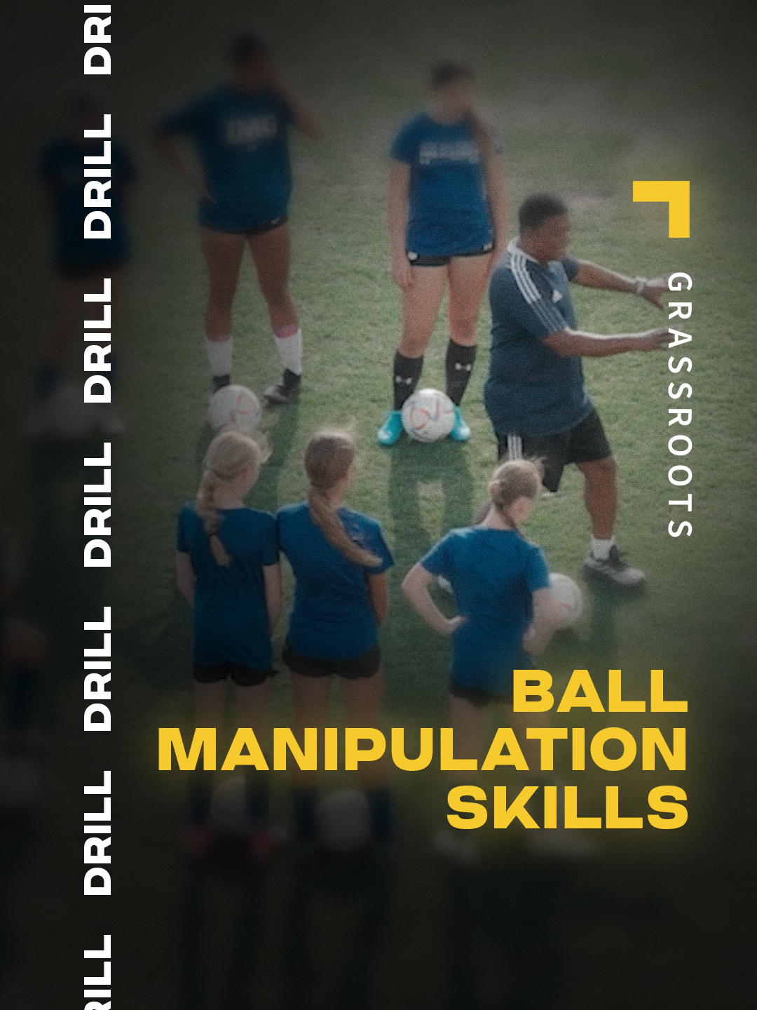 This exercise works on players’ ball manipulation skills and techniques with a range of ball-work actions. Players must focus on individual skills and developing the relationship with the ball and their feet. Organisation: 🟡 Mark out a 30x20m playing area. 🟡 Spread 10 players out across the area. 🟡 One ball per player. 🟡 The coach must face the players to demonstrate each ball skill. Explanation: 🟡 The players must touch the ball with the inside of their right foot and turn in a circle. 🟡 Touch the ball with the inside of their left foot and turn in a circle. 🟡 Repeat with the right foot and when the coach shouts ‘change’, switch to using the left foot. 🟡 Whenever the action stops, the player must put their sole on the ball. Variation 1: 🟡 Touch the ball with the outside of the right foot and move in circles. 🟡 When the coach shouts ‘change’, switch to the left foot and repeat. Variation 2: 🟡 Players must dribble with the ball inside the area. 🟡 When the coach shouts ‘change’, the player has to perform a step-over with the right foot and then take a touch with the same foot in the other direction. 🟡 Next, the player must ‘scissor’ over the ball and play with the outside of the boot. 🟡 Repeat the same two actions, but this time with the left foot. Variation 3: 🟡 Take a touch with the inside of the right foot and then turn back with the outside of the right foot. 🟡 Repeat this same variation with the left foot. #FIFATrainingCentre #FTC #FootballTraining #FootballDrills #Training #FootballExercise #FootballCoach #Football