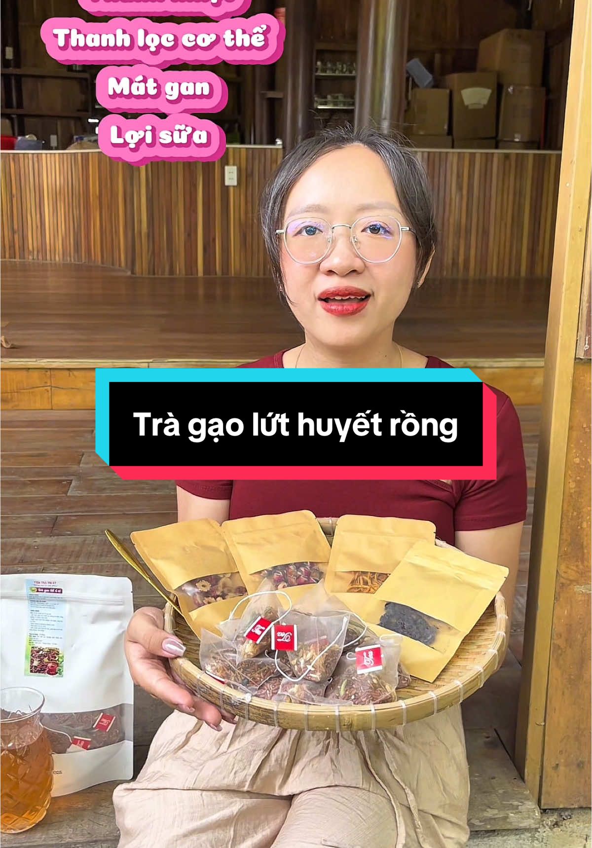 Trà gạo lứt huyết rồng mua combo 30 gói tặng thêm 30 gói, tặng thêm 5 quà nữa ạ! #tragaolut #gaolut #tuyenthanthien #matgan #loisua #thanhloccothe 