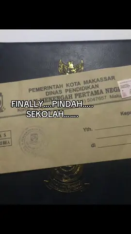 akhirnya😔 #pindahsekolah #fyp #finally 