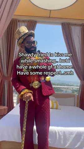 Shawty tried to kiss me while smashing.. but i have a whole gf at home. Have some respect smh #thegoldenticketnetflix #blackwillywonka 