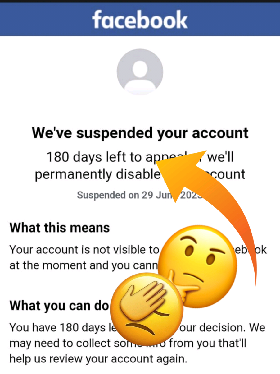 how to fix submitted an appeal facebook #facebookunlock #facebookaacountrecovery #FacebookHelp #180days  #LockedAccount