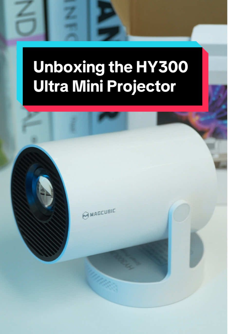 Unboxing the HY300 Ultra Mini Projector!📽️ Is it Worth It?#projector #magcubic #tiktokmademebuyit #portableprojector #hy300ultra 