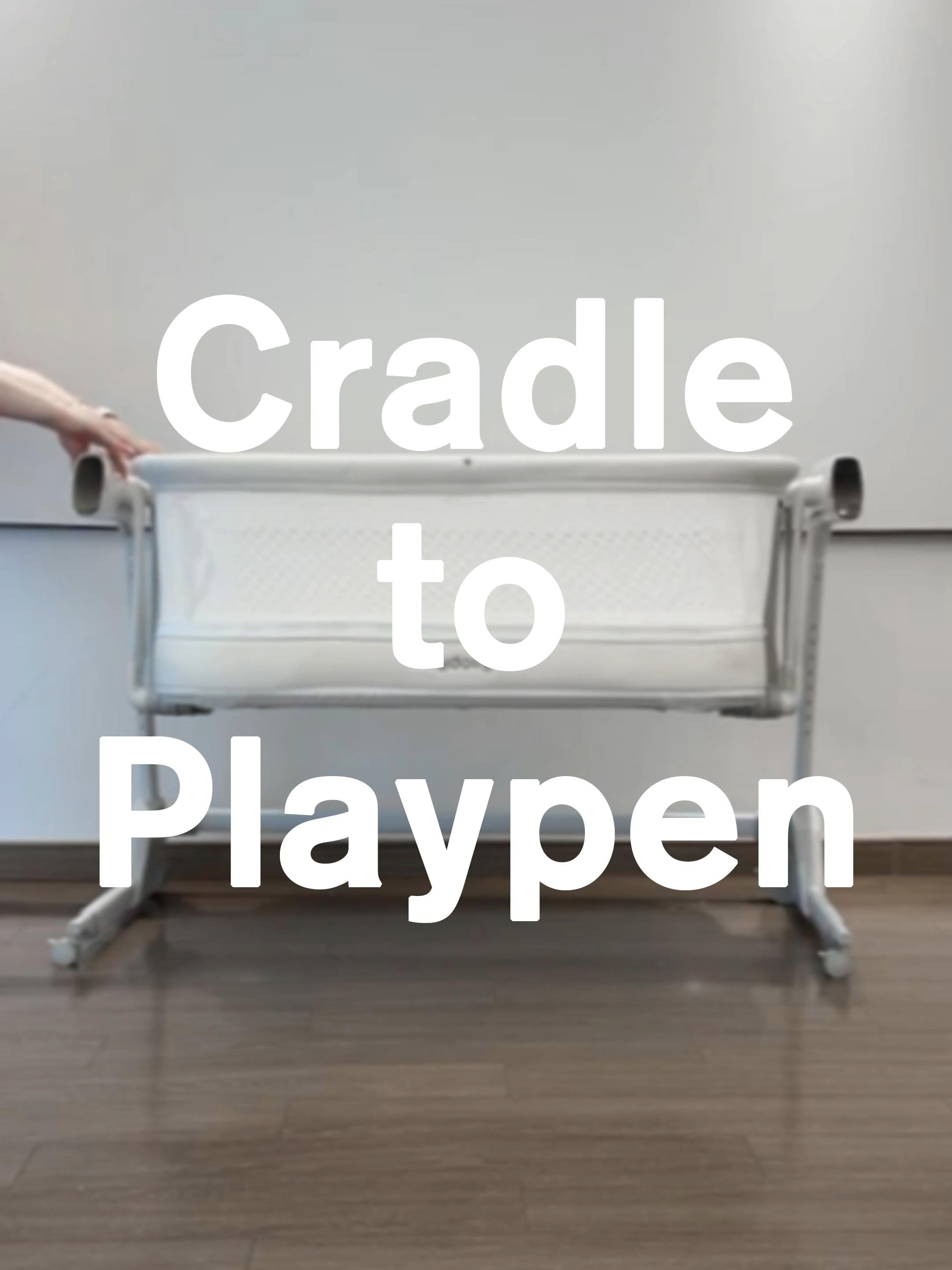 👼😉A parenting essential: from newborn to toddler, it’s both a cradle and a playen—multi-functional and hassle-free to set up. #maydolly #fyp #cradle #playpen #2in1 #smartcradle #babymusthave #homevibe #parenthood #parentlife #parentingtips #parentinghacks