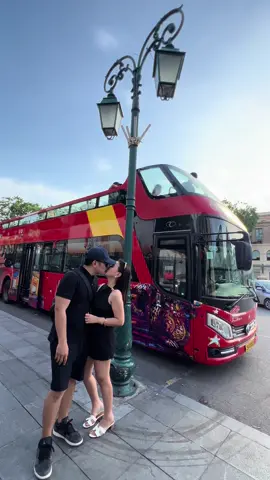 Discovering 🇻🇳 on an open-top double-decker Hop-on-Hop-off bus and give you the best overviews of Vietnam, Hanoi City tour goes through more than 20 famous attractions.  #fyp #vietnam #hanoi #alagangmarino⚓🥰 
