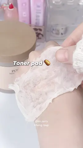 toner pad khoai tây 🥔 #zerry💤 #viral #xuhuong #fyp #unboxing #Tonerpad #Skinfood 