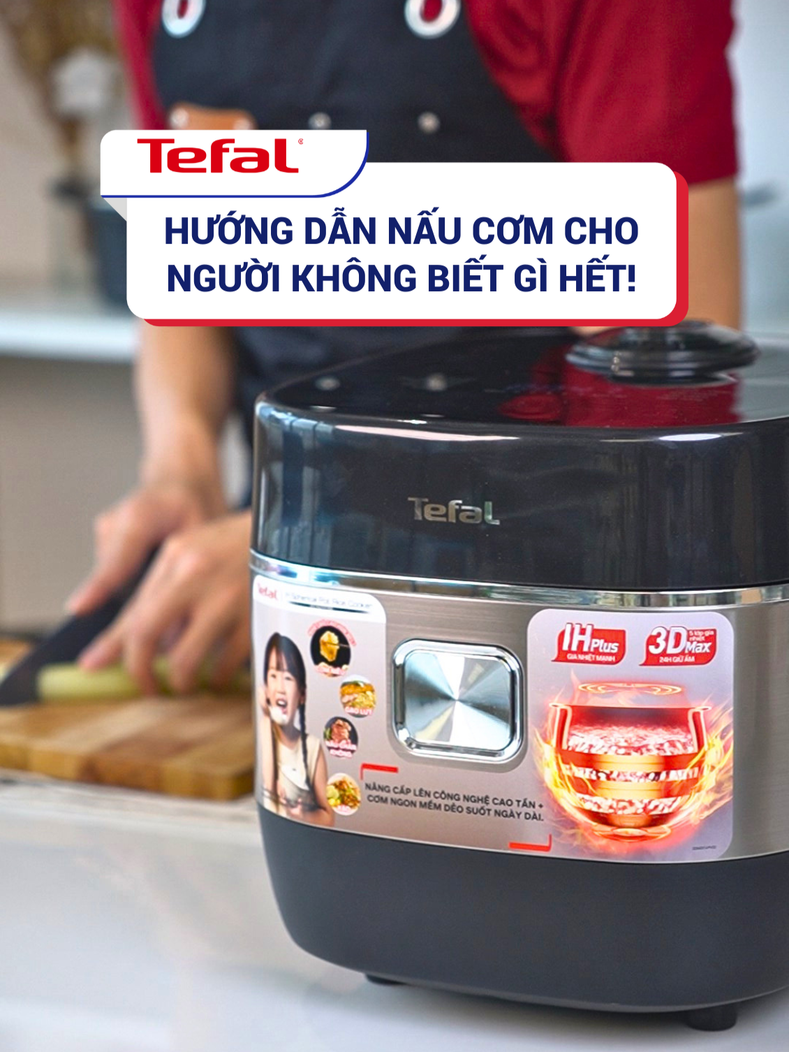 Ai còn chưa bít nấu cơm thì bơi vào đây nha 😋🧑‍🍳 #tefalofficalvietnam #noicomdiencaotan #tefalvn #naungonanngon