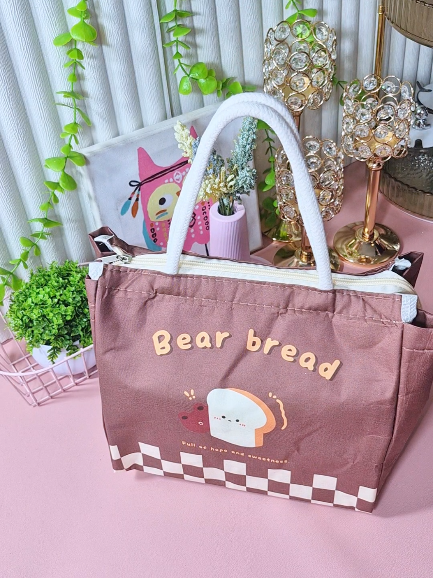 Tas bekal waterproof lucu #tasbekal #tasmakanan #tasthermal #lunchbag #tasbekalwaterproof 
