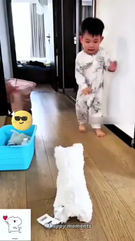 Baby is afraid of toys😂#fyp #foryou #foryourpage #baby #babytiktok #funny #funnyvideos #funnymoments #fypage 