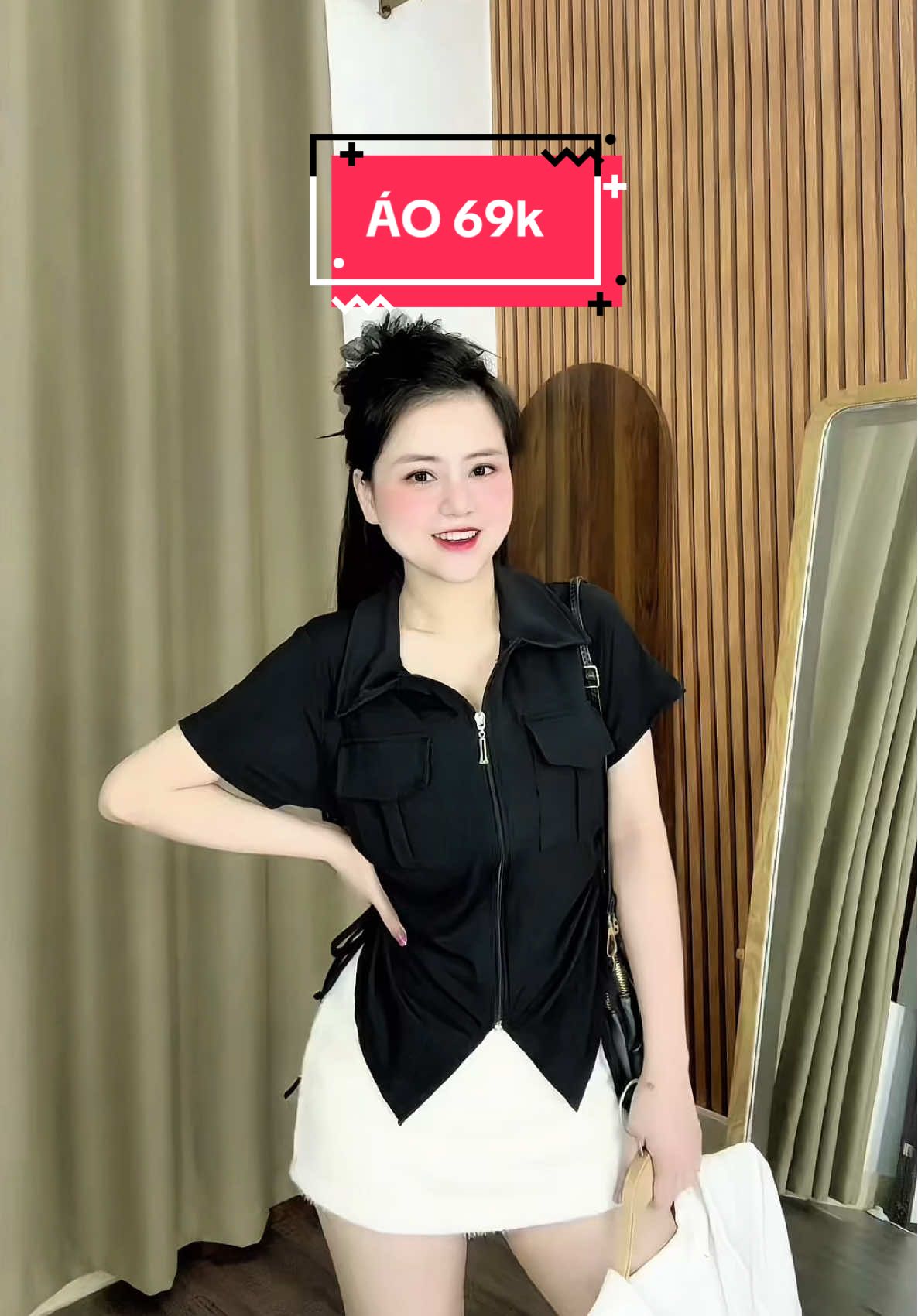 Áo cổ bẻ đẹp nè #áonu #aocobenu #aonu #thoitrangnu #cungthuyreview 
