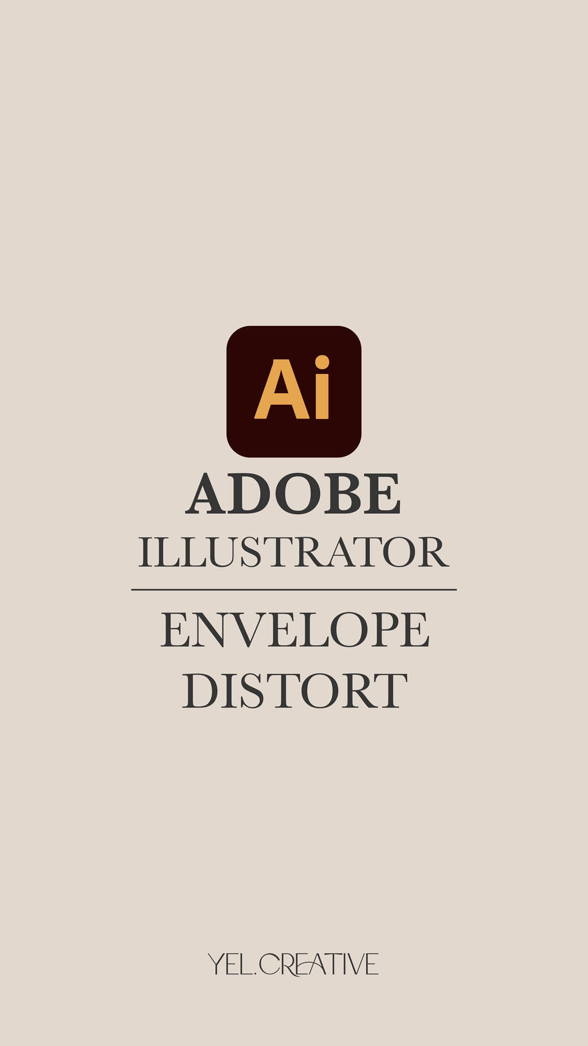 ✨Ready to give your text or shapes a whole new dimension?  With *Envelope Distort*, bend and twist your forms and bring life to your designs.  ❣️Push the limits—discover the power of Illustrator! #özgeyel #yelcreative #freelance #freelancer #grafiktasarım #sosyalmedya #ipucu #illustrator #drawinside #tasarımipucu #adobe #adobeillustrator #adobeai #adobephotoshop