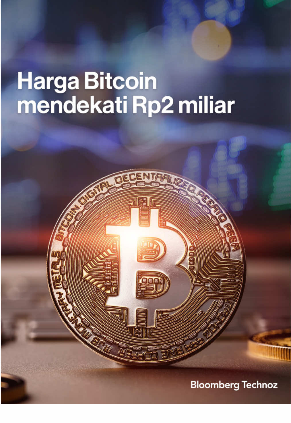 Harga Bitcoin mendekati Rp2 miliar, bagaimana menurutmu? #bitcoin #kripto #bloombergtechnoz 