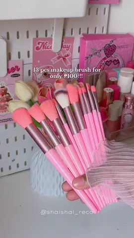 complete set ng makeup brushes for only ₱100!?? 🥹💗 #fyp #makeupbrush #makeupbrushes #13pcsmakeupbrushes 
