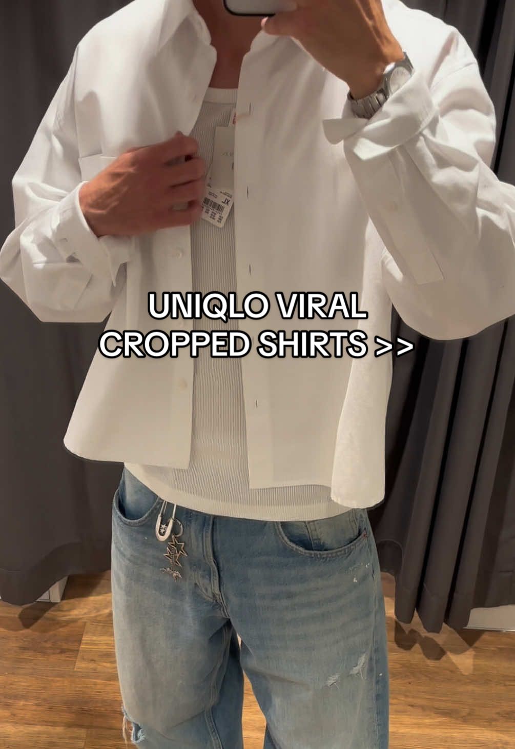 Viral cropped summer shirts from @UNIQLO Europe #fyp #uniqlo #jwanderson #viral #numeris @Numeris 
