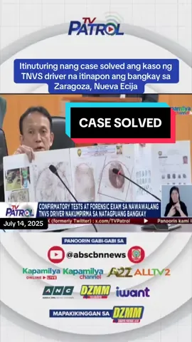 #TVPatrol #tvpatrolontiktok #abscbnnews #newsph #tnvs #caseclosed #fyp 