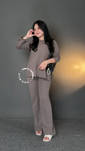 Setelan fuji bahan knit premium tebal 😍🥰 #onesetmurah #setelanwanita #outfitsimple 
