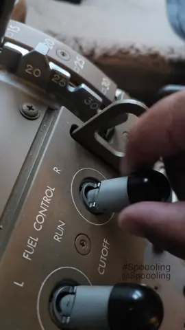 I keep getting DM's asking if the fuel cutoff switch can be easily bumped from run to cutoff. My answer is no, the knobs are spring loaded where you have to use atleast two fingers to pull up and lift over a detent and place into run or cutoff.  . . . #boeing #boeinglovers #takeoff  #aviationdaily  #logistics  #aviationphotography #fuelcutoff #airbusboeingaviation #planespotting #airbus  #fuelcutoffswitch #planeporn  #aviationgeek #fuelcutoffswitch #avgeek #flylax #generalelectric #aviationlovers #instaplane #GENX #planespotter #megaplane #airindia Credit:@spoooling