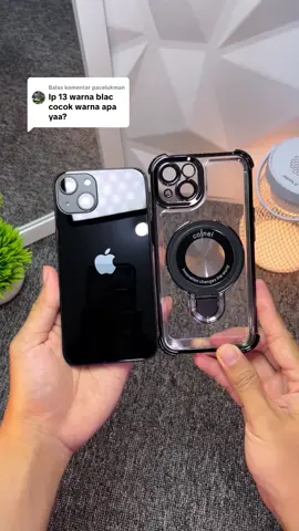 Membalas @pacelukman Full black look emang gak pernah gagal! Ini baru iPhone 13 yang classy 🖤 #casingiphone #caseiphone #iphonecase #iphoneprotector 