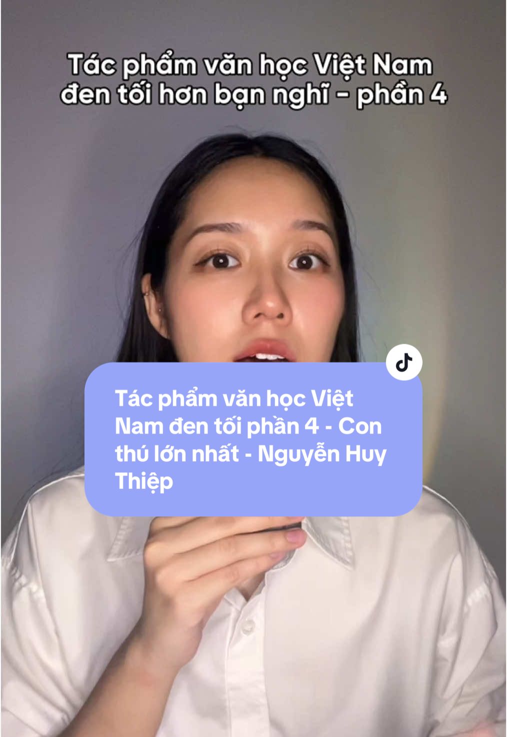 Tác phẩm văn học Việt Nam đen tối phần 4 - Con thú lớn nhất - Nguyễn Huy Thiệp #phammaihuong #LearnOnTikTok 
