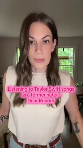Listening to Taylor Swift songs  as a former hater -  Dear Reader #taylorswift #swifties #midnights 