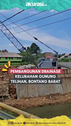 Proyek drainase di Jalan Asmawarman, Kelurahan Gunung Telihan, Bontang Barat sedang berlangsung. Diketahui dana yang digelontorkan sebesar Rp31,8 miliar. Dengan waktu pengerjaan 240 hari. Dony selaku Kepala Kerja Sipil mengatakan bahwa panjang drainase tersebut nantinya kurang lebih 300 meter. 