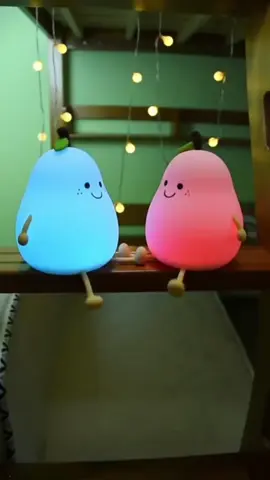 Pear lamp  #nepal_bakas #lamp #siliconelamp #pearlamp #sleepingpanda #pandalamp #glowingpandalamp 