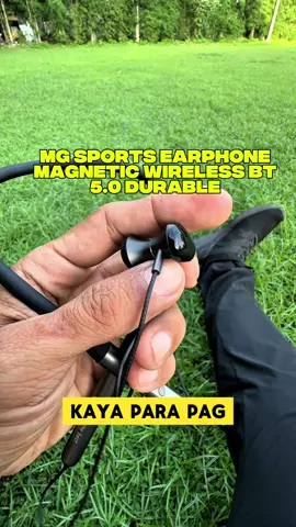 MG SPORT EARPHONE MAGNETIC WIRELESS BT 5.0 durable #sportearphone #earphone #bluetoothearphone  #MGsports 