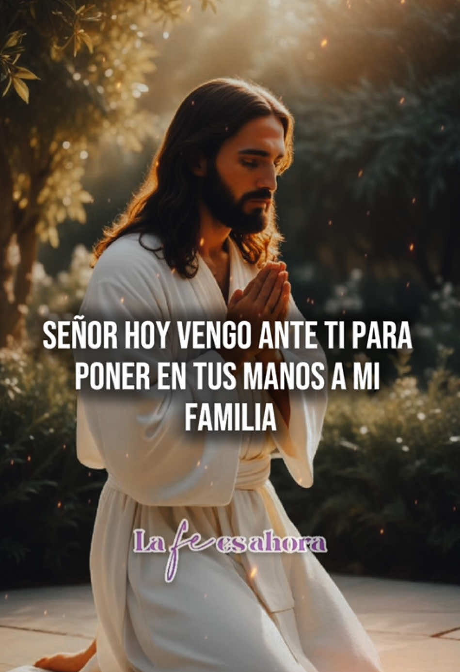 Señor pongo en tus manos a mi familia 🙌 #oración #oracionesdepoder #familia #jesus #señor #dios #bendición 